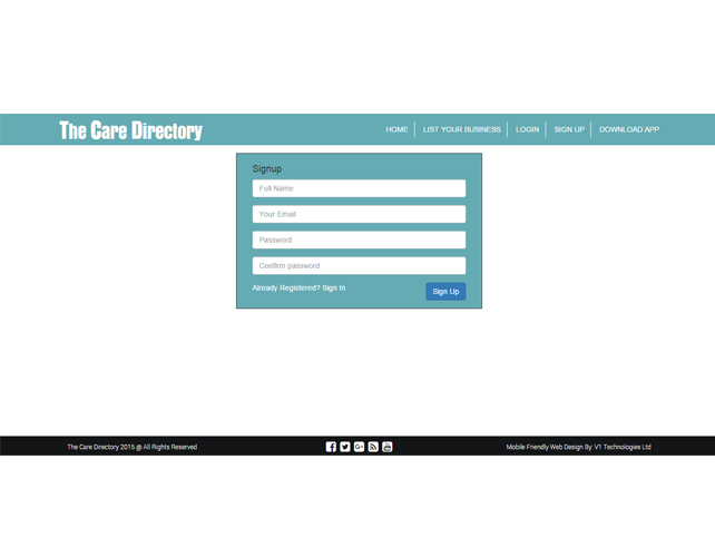 Directory for Care Services